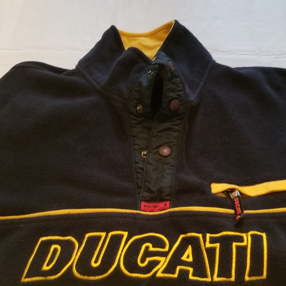 Ducati Mens Fleece Pullover